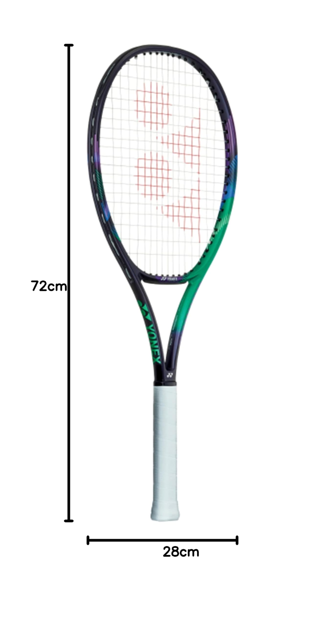 Buy Yonex Vcore Pro 97L Graphite Tennis Racquet (Green Purple,290g